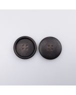 Simple button 25 mm / Dark Brown