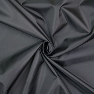 Plain water repellent fabric / Black