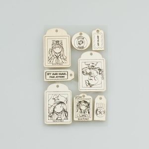 Wooden tags / Paint yourself