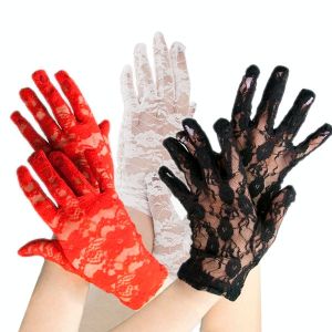 Festive laced gloves / 2 lengths / Different shades
