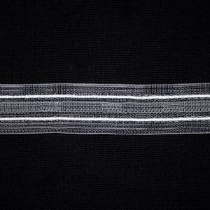 Gathered curtain tape  25 mm / shortening 1 : 2
