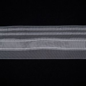 Curtain tape with loops 100 mm / shortening 1 : 2