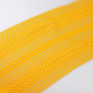 Stretch lace 155 mm / Dk Yellow
