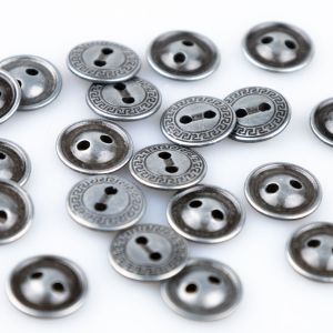 Metal button GREECE 12 mm / nickel old