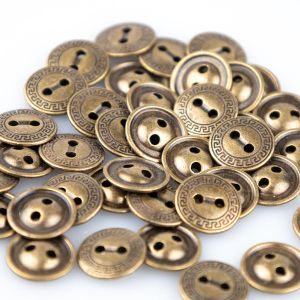 Metal button GREECE 12 mm / oxide