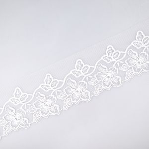 Lace 75 mm / White