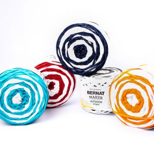 Yarn Bernat Maker Outdoor Stripes 250 g / Different shades