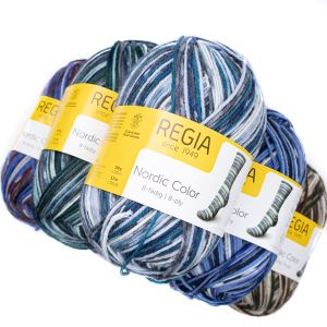 Yarn Regia Nordic Color 150 g / Different shades