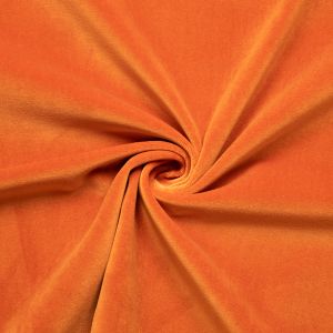 Cotton Curtain Velvet / Orange