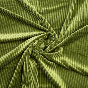 Striped velvet / Green