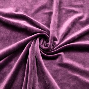 Stretch velvet / Dark purple