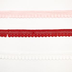 Guipure lace 18 mm / Different shades