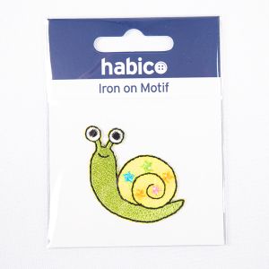 Iron-on motif 30 x 35 mm / Snail