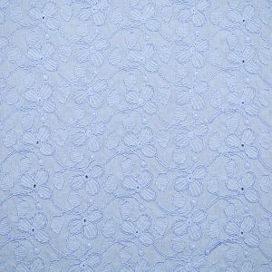 Cotton fabric with embroidery / 206693