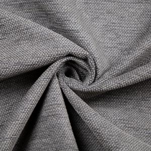 Chenille upholstery fabric / Dark grey