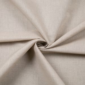 Linen and cotton blend fabric / Beige