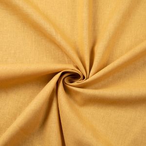 Linen and cotton blend fabric / Mustard