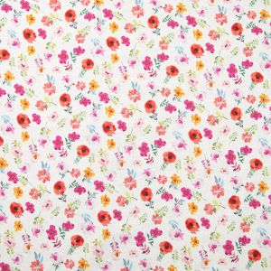 Print cotton linen mix fabric / Design 7