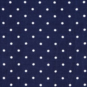 Dotted cotton fabric / Black