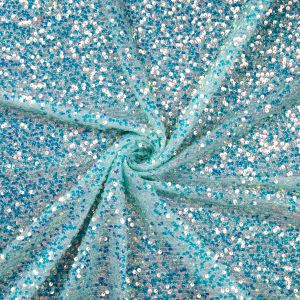 Glittering fabric / Light blue