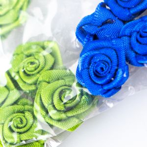 Ribbon rose small / different colors