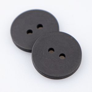 Simple button / 18 mm / Black