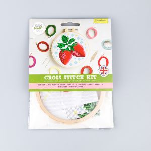 Simply Make Cross Stitch Kit / Strawberries