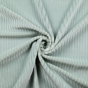 Striped upholstery velour / Light blue