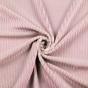 Striped upholstery velour / Old pink
