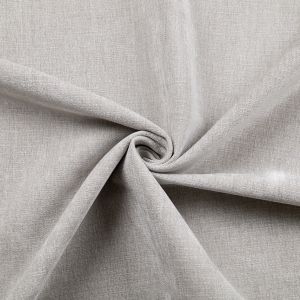 Chenille upholstery fabric / Light grey