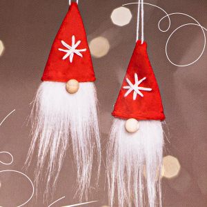 Make your own hanging Christmas gnome