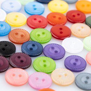 Plastic button 13 mm / Different tones