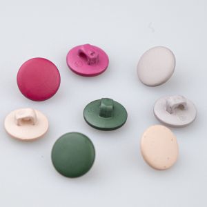 Shank button made of recycled materials 13 mm / Different shades
