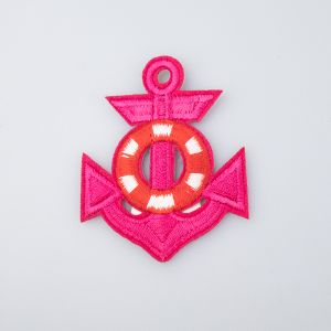 Iron on motif / Anchor pink