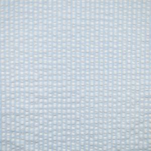 Cotton fabric with crinkle effect / Light blue