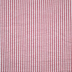 Cotton fabric with crinkle effect / Red