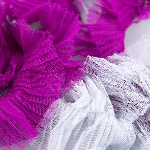 Pleated Net Trim / Different shades