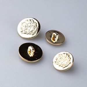 Shank button With coat of arms / Different sizes / Gold