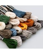 Embroidery floss / Brown-grey / Different shades