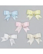 Bow ribbon with a clasp / Different shades