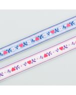 Jacquard pattern ribbon / Different shades