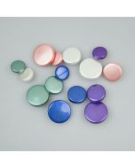 Round mother of pearl button