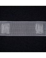 Curtain tape with loop / 50 mm