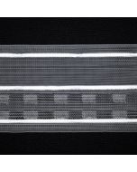 Curtain tape 75 mm / Shortening 1:1,5 / Pencil pleats