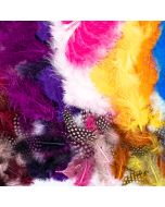 Colourful marabou feathers / Different shades