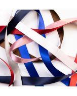 Double-sided satin ribbon 16 mm / Different shades