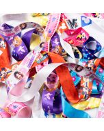 Disney themed ribbon 38 mm / Different shades