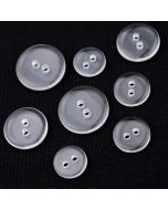 Shirt button / Different sizes / Clear