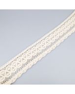 Cotton lace 65 mm / Cream