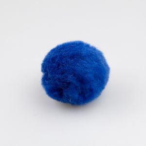 Acrylic pom-poms / 38 mm blue